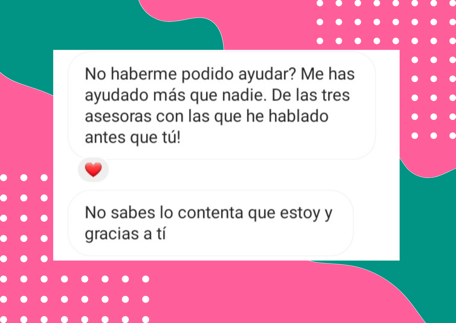 Testimonio WhatsApp 2