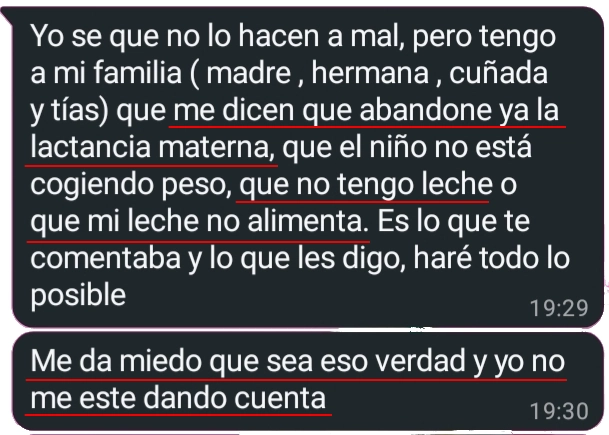 asesora de lactancia