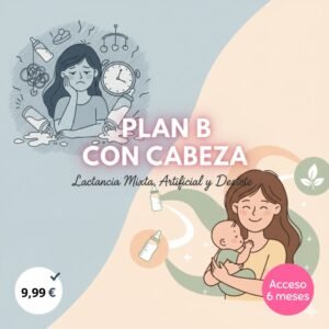 💥TU PLAN B CON CABEZA: artificial, mixta y destete